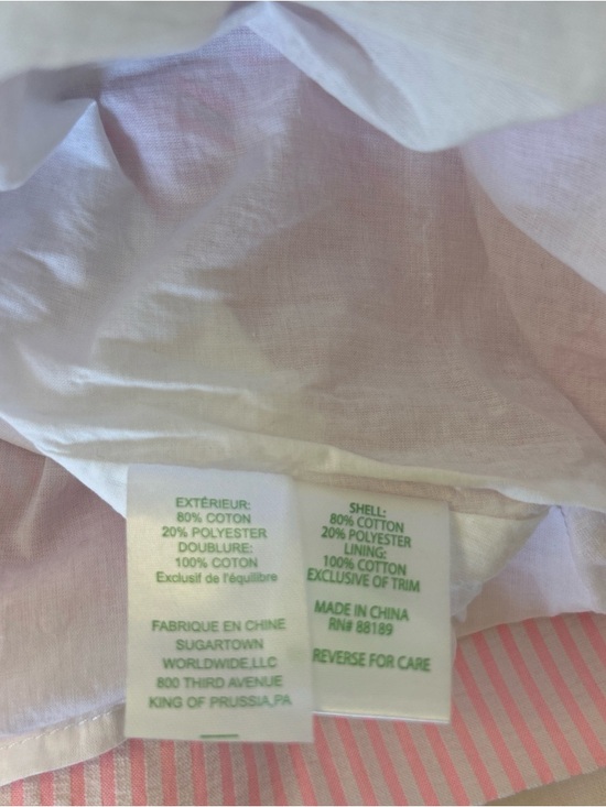 Lilly Pulitzer Seersucker Katlynn Short Sundress Pink White Resort Vacation Sz 2 - Picture 9 of 10